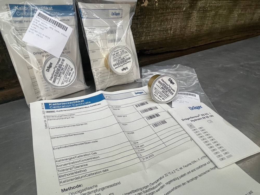 Drager Sensor 6809190 XS Hydrazin