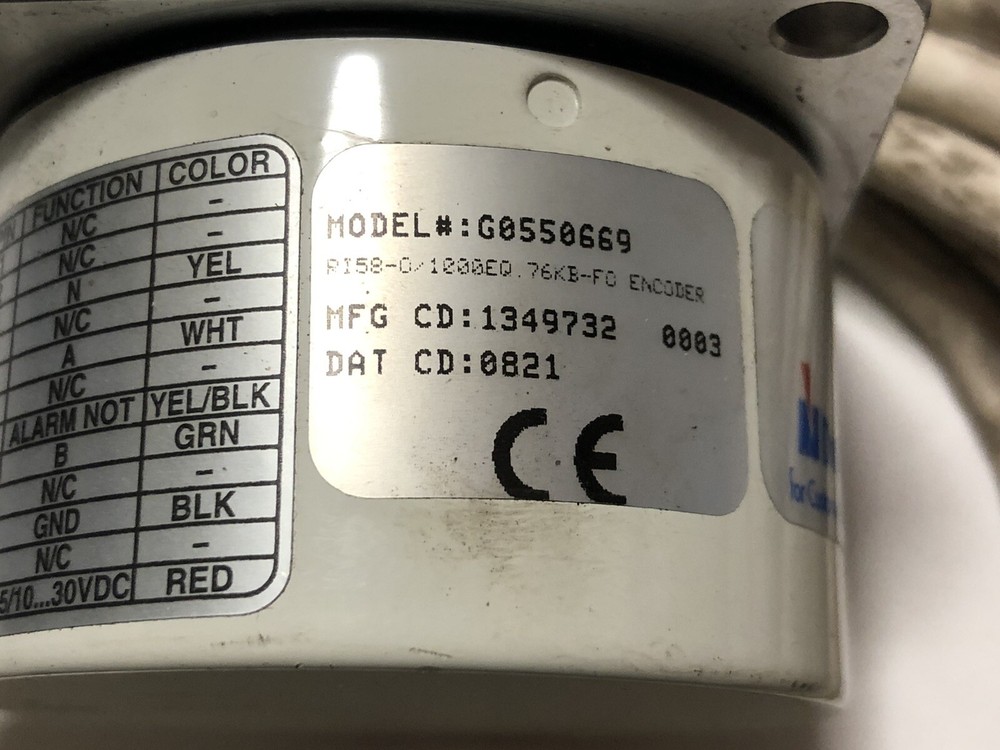 DANAHER CONTROLS G0550669 ENCODER,DANAHER CONTROLS G8550669,EY