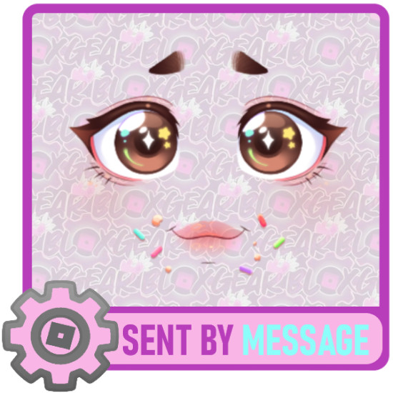 R0BL0X Kandi's Sprinkle Face Toy Code Sent Fast Via Ebay Message