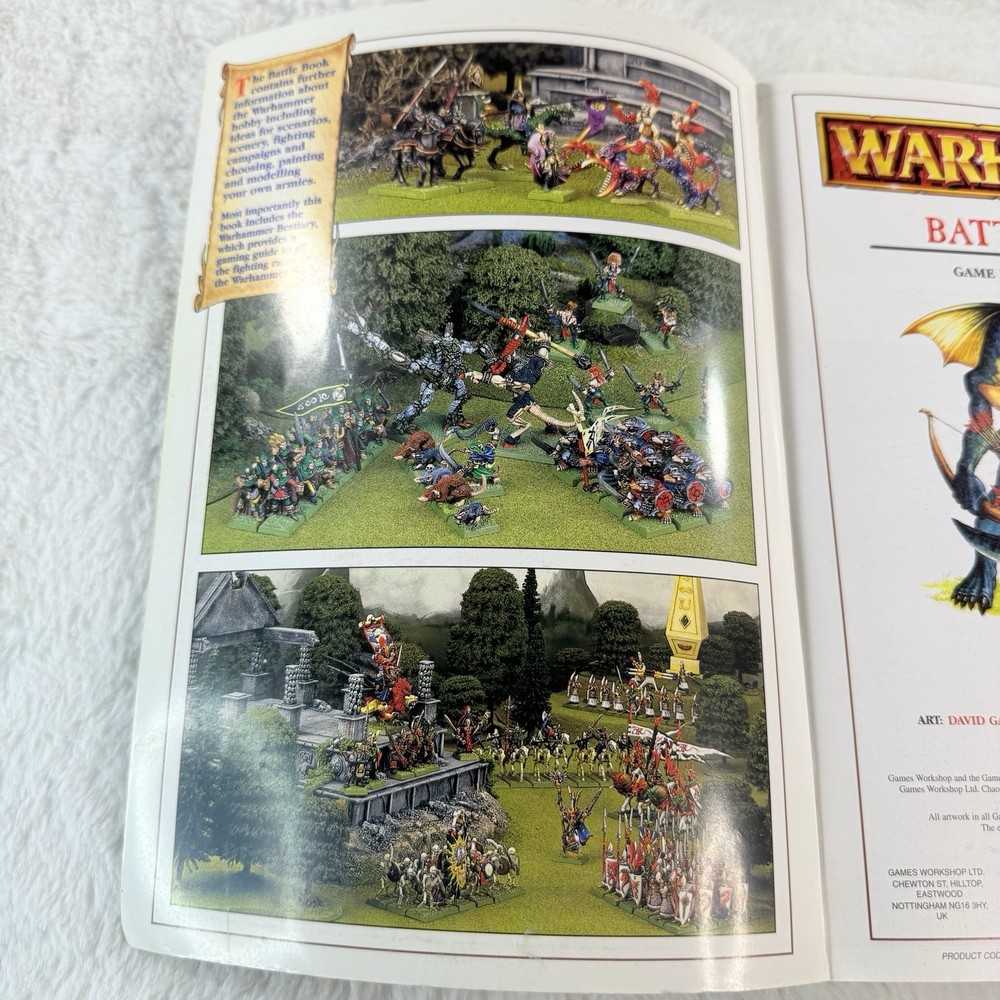 Warhammer BATTLE Book Games Workshop 1996 - Good Condition.