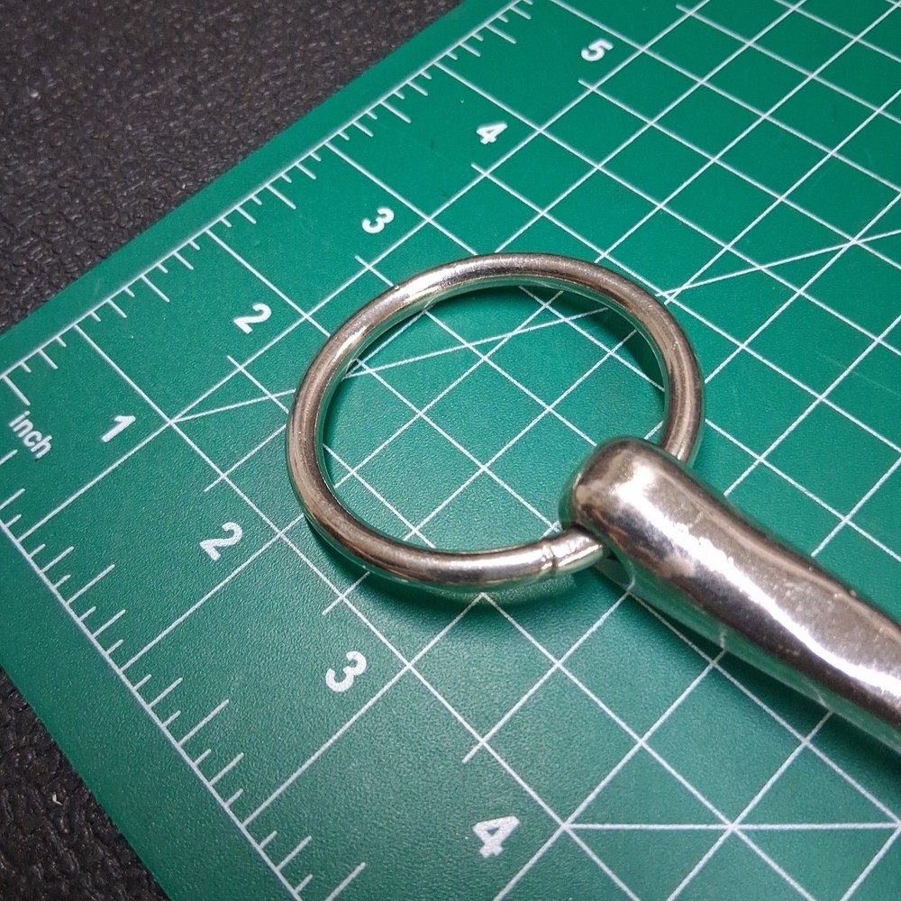 Round Link Loose O-Ring 5" Snaffle Bit
