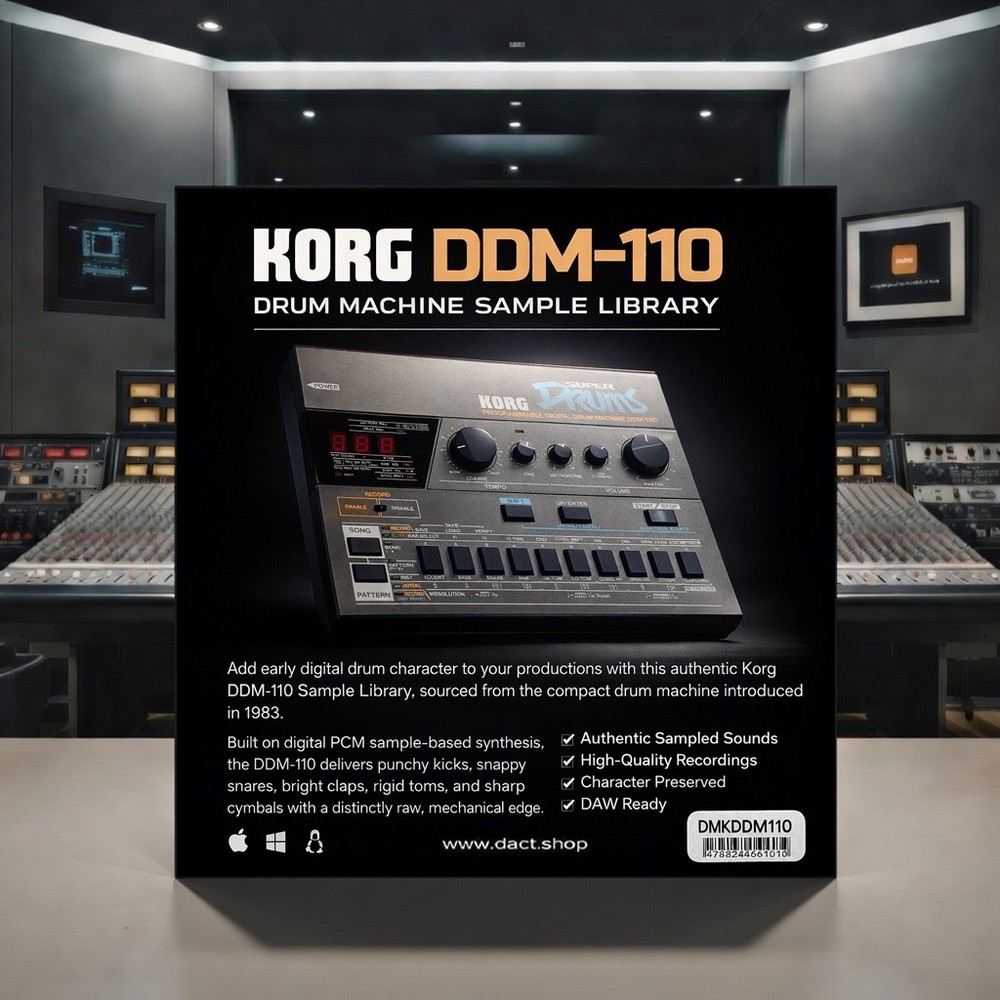Korg DDM-110 Drum Machine Sample Library