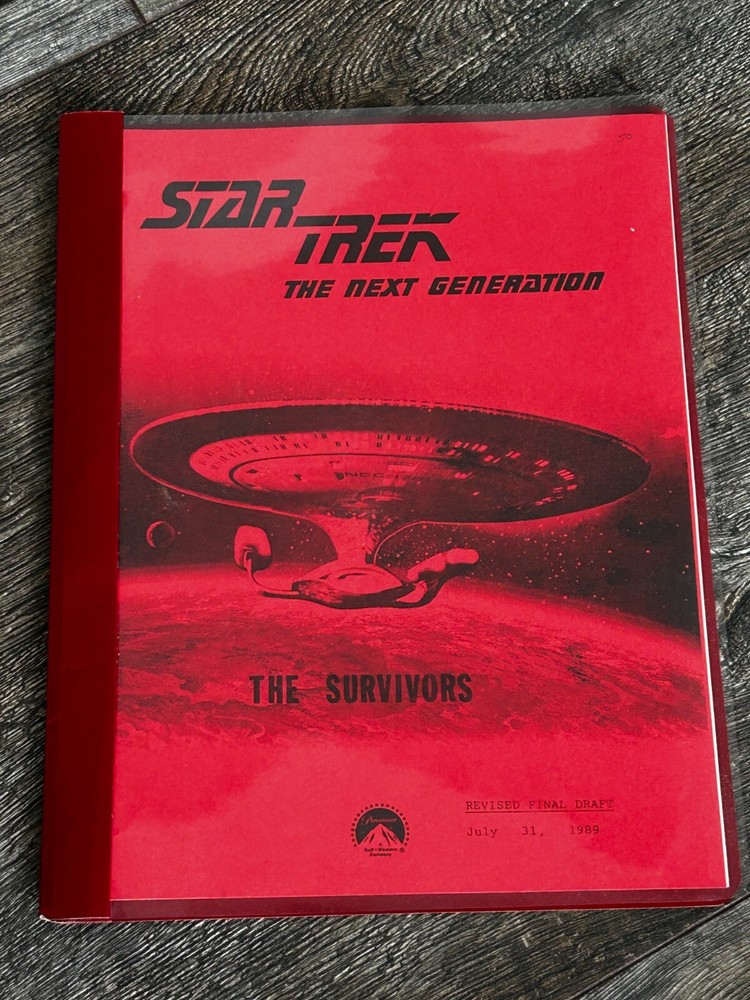 STAR TREK Script The Next Generation The Survivors Revised Final Draft July 1989