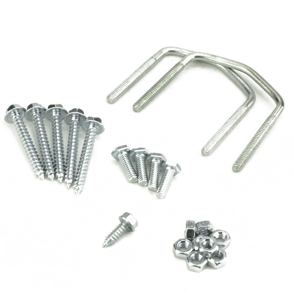 Skywalker 12" Heavy-Duty Wall Mount Kit for TV Antenna Mast/Satellite Dish Mast