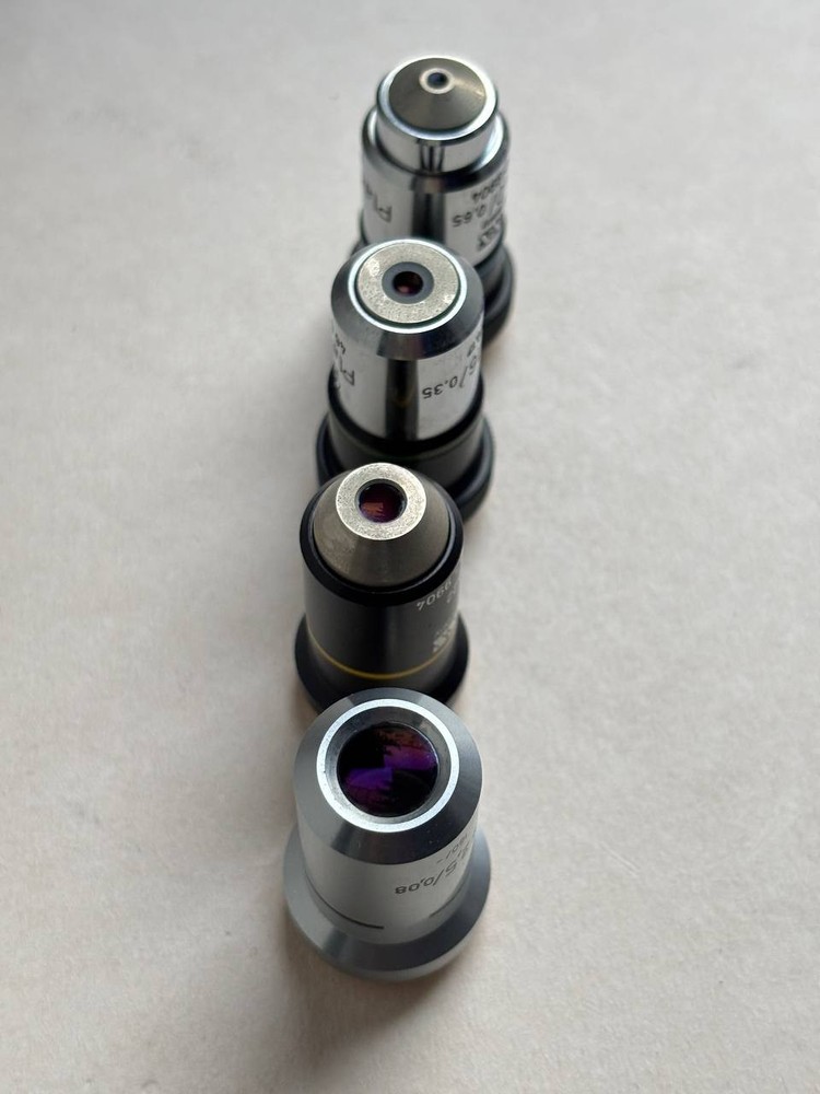 PLAN Lens Carl-Zeiss for microscope, Set microscope objectives, RMS