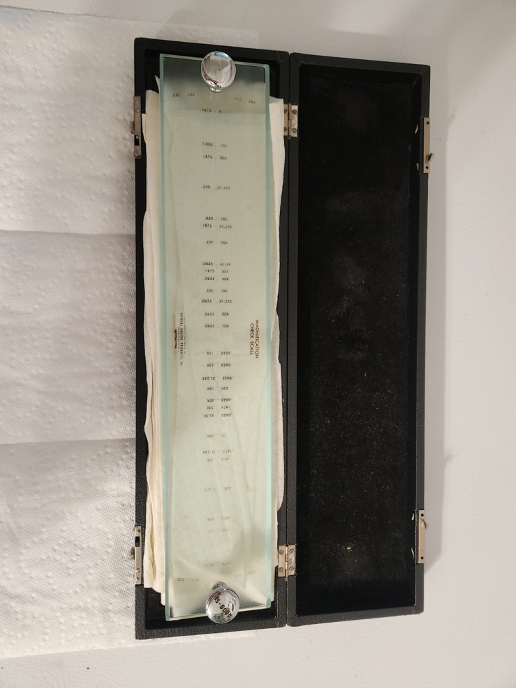 Optical Gaging Products Magnification Check Scale