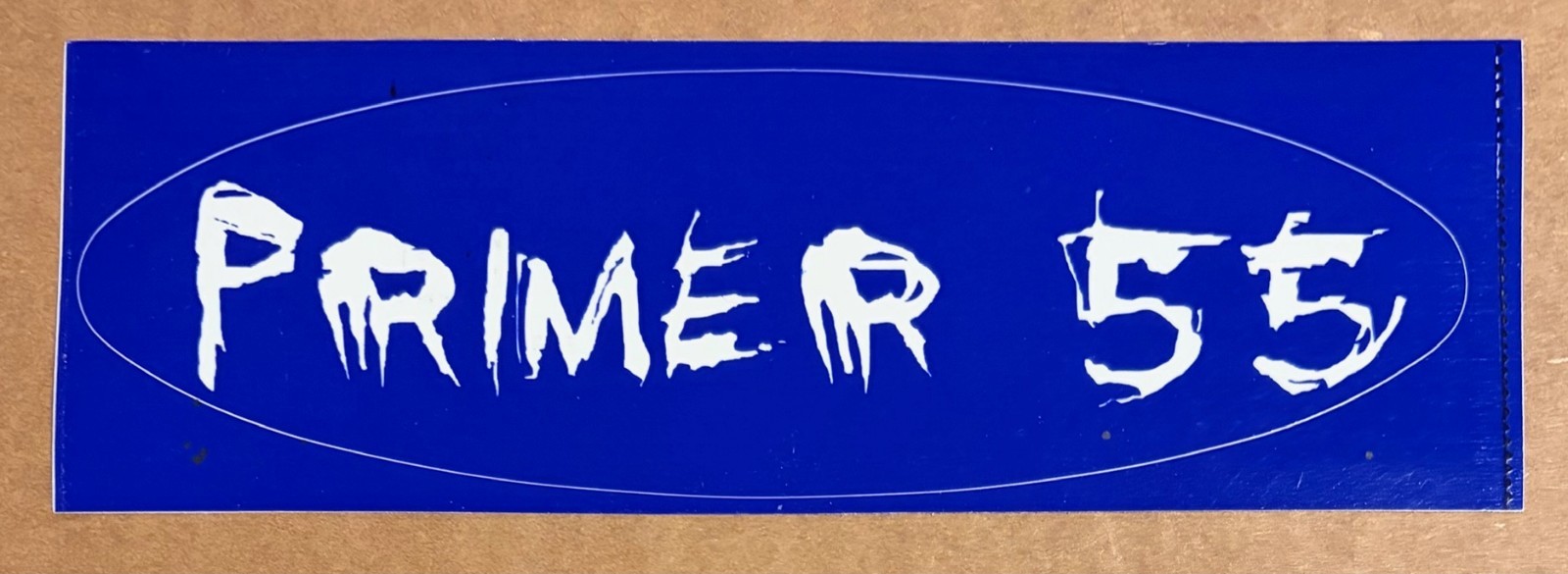 Primer 55 -  Introduction to Mayhem RARE promo sticker '00