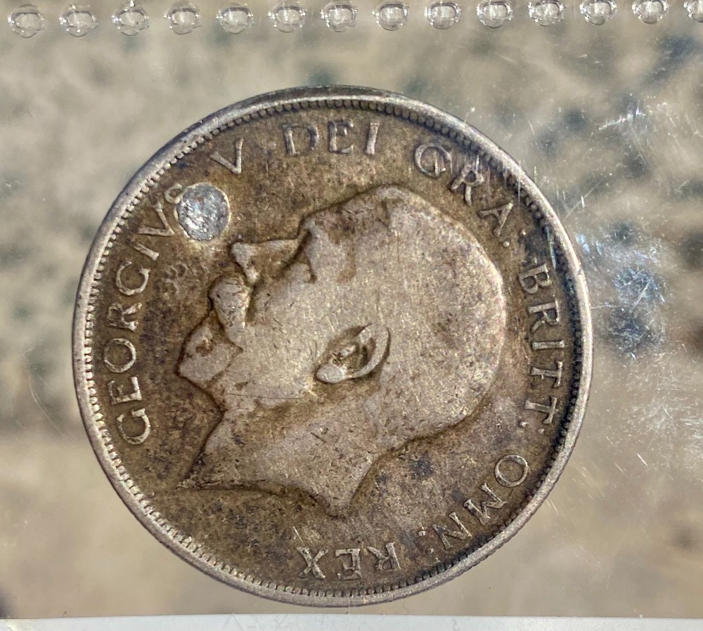 1919 Great Britain George V Silver Half Crown