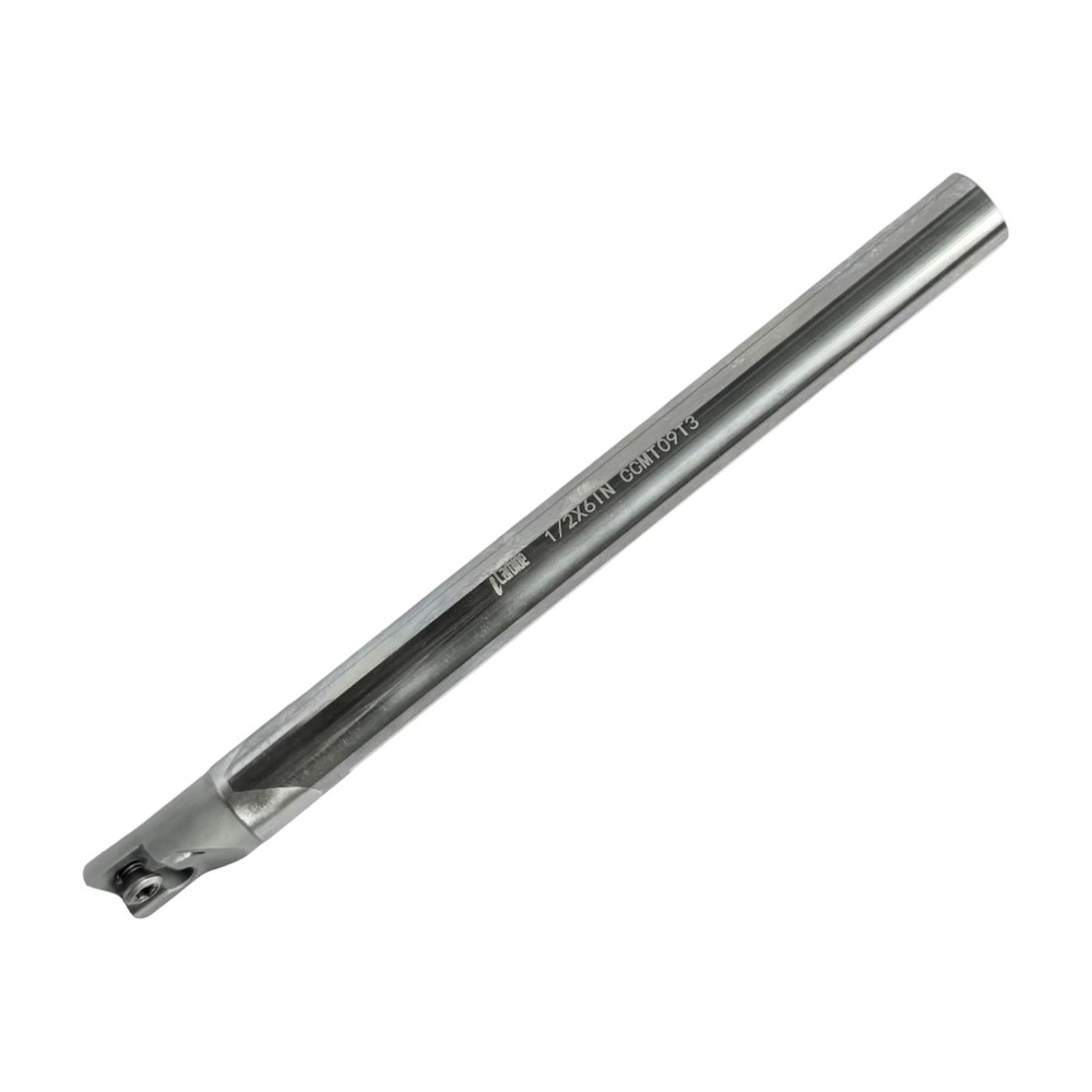 1/2" LEFT SOLID CARBIDE SHANK INDEXABLE BORING BAR 6.0 IN + 10PC CCMT06 INSERTS