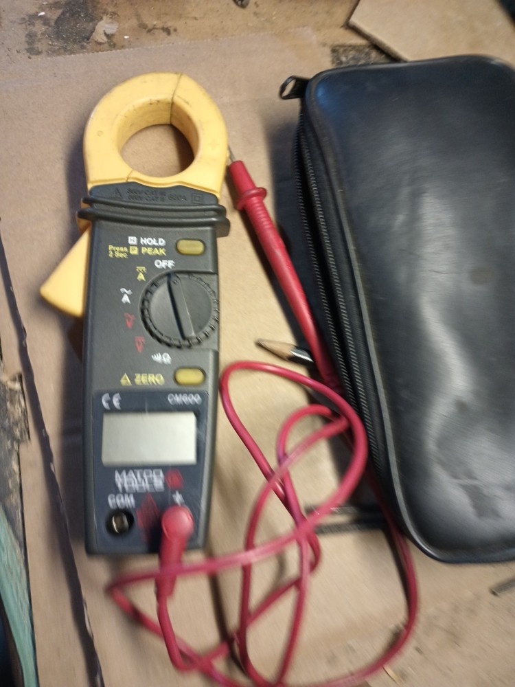 Matco Tools Multimeter CM 600, Inductive Clamp Nice, 600A. Quality