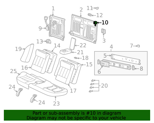 Genuine GM Latch Assembly 22702246