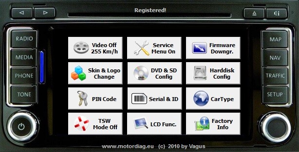 RNS 510 Manager 7.18 Professional