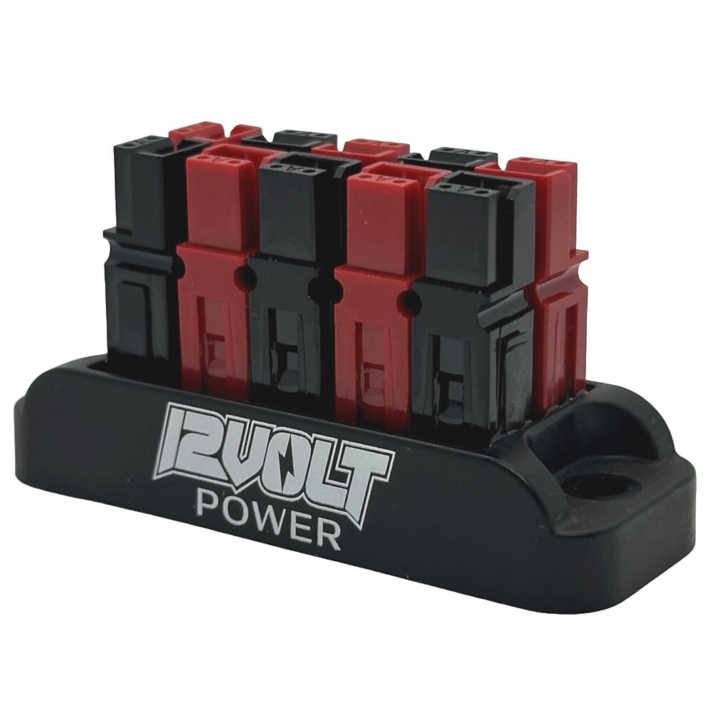 12 Volt Power PD5-PLUS 5 Position Powerpole Distribution Block for DC Power