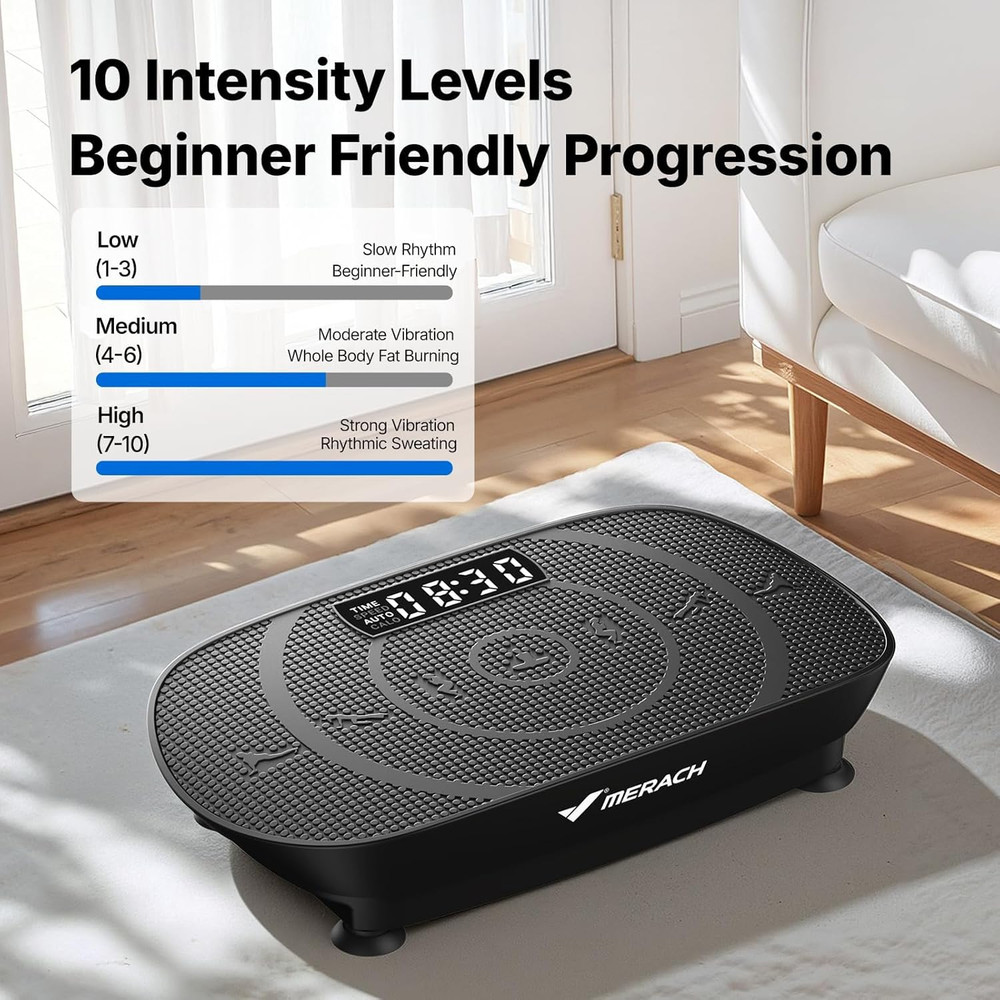 Vibration Plate Exercise Machine, Curved Vibration Plate for Lymphatic Drainage