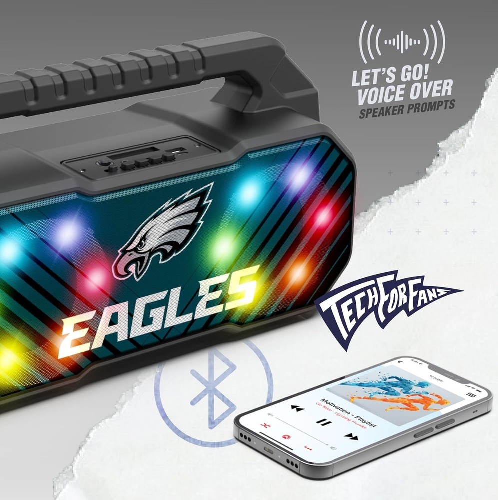 NFL Unisex Wireless Boombox Speaker