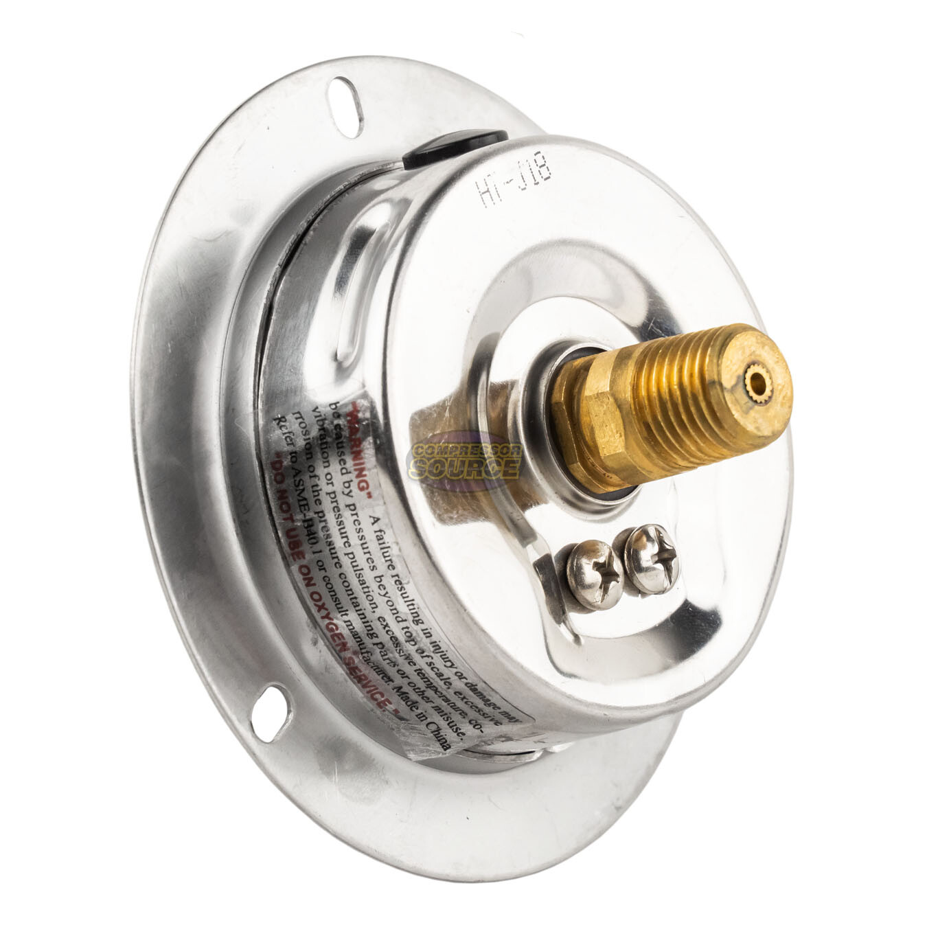 2.5" Liquid Filled Pressure Gauge 0-5000 PSI 1/4" NPT CBM Panel Flush Mount