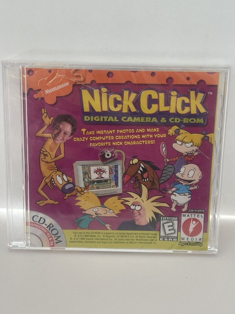 Nickelodeon Nick Click CD-Rom Windows 95-98 Software SEALED Disc Only