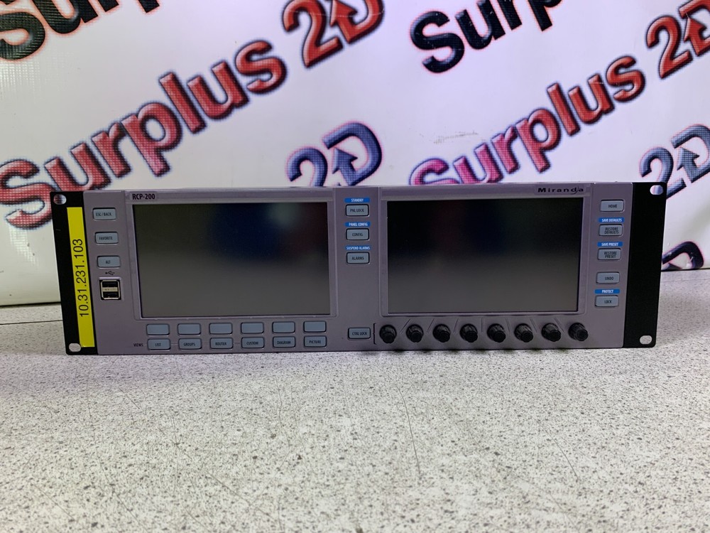 Miranda RCP-200 Advanced Remote Control Panel