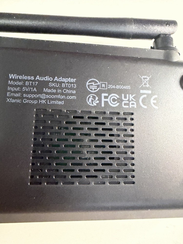 SOOMFON Bluetooth Transmitter for TV 3-in-1 5.0 Transmitter Receiver-USED