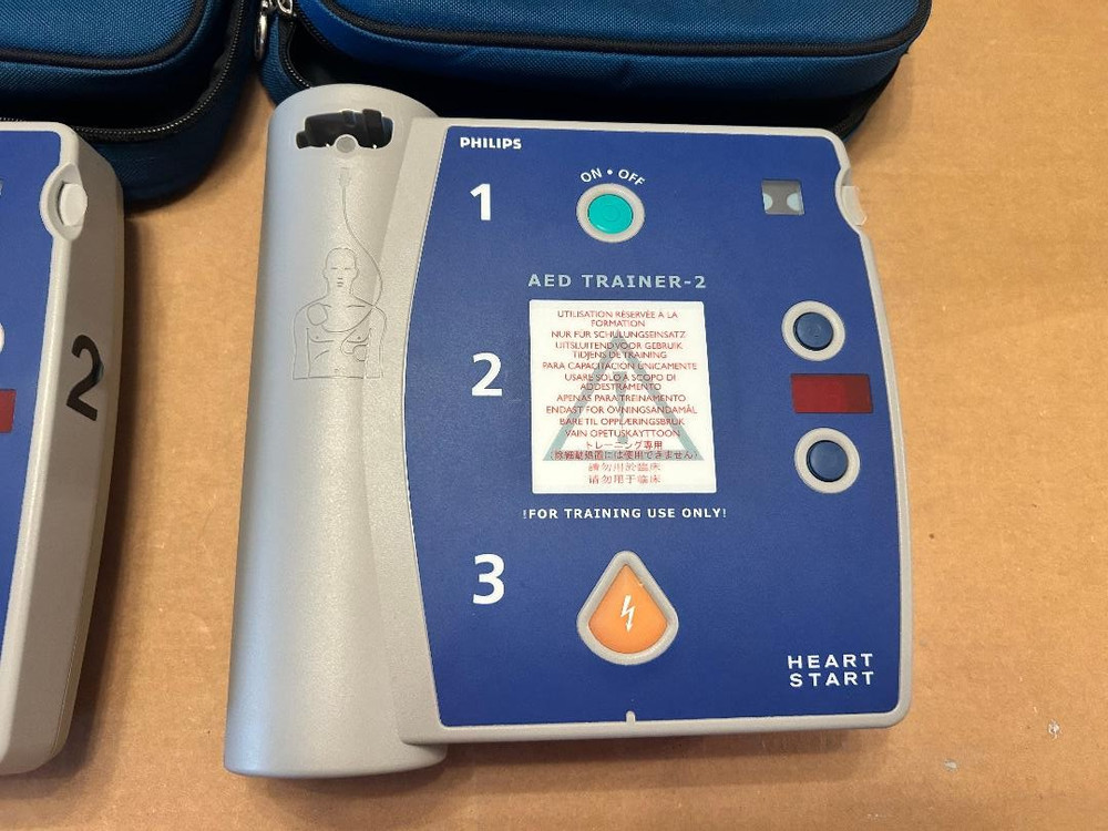 Qty. 2 Heartstart Philips AED Trainer READ