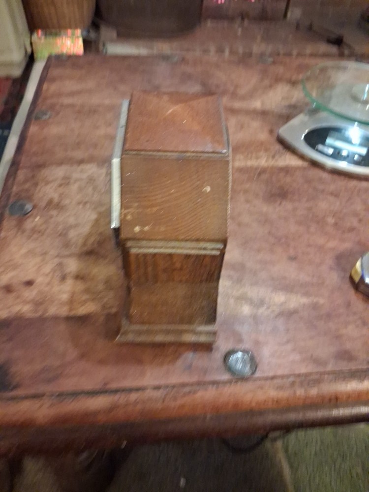Stunning Vintage Art Deco Wind Up Mantle Clock, Working