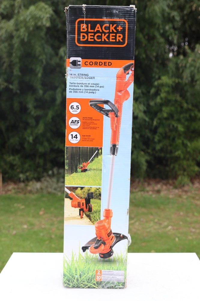BLACK+DECKER Corded String Trimmer  6.5-Amp  14-Inch GH900, Missing Handle