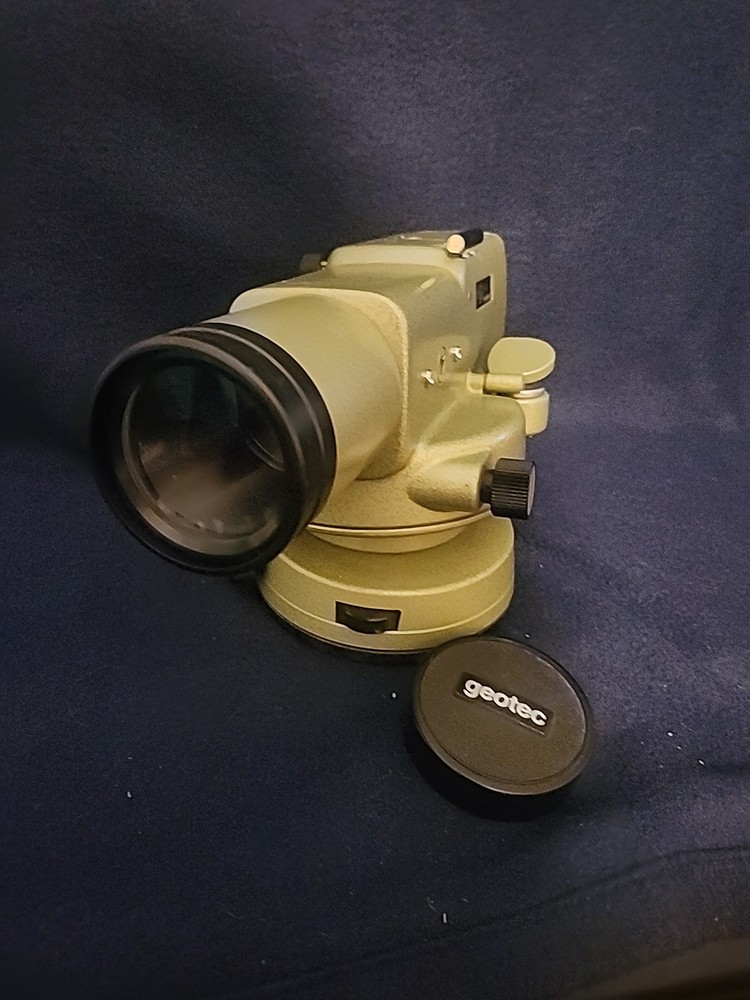 Geotec AL-2 Auto Sight Level Surveyor Instrument W/case Untested Not Digital