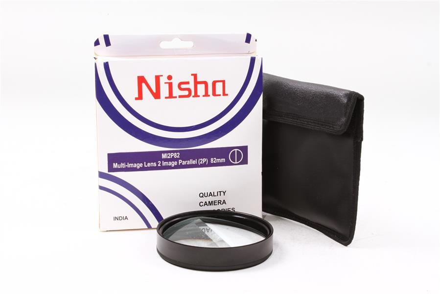 Used Nisha 82mm Two Parallel Multi-Image Lens Filter