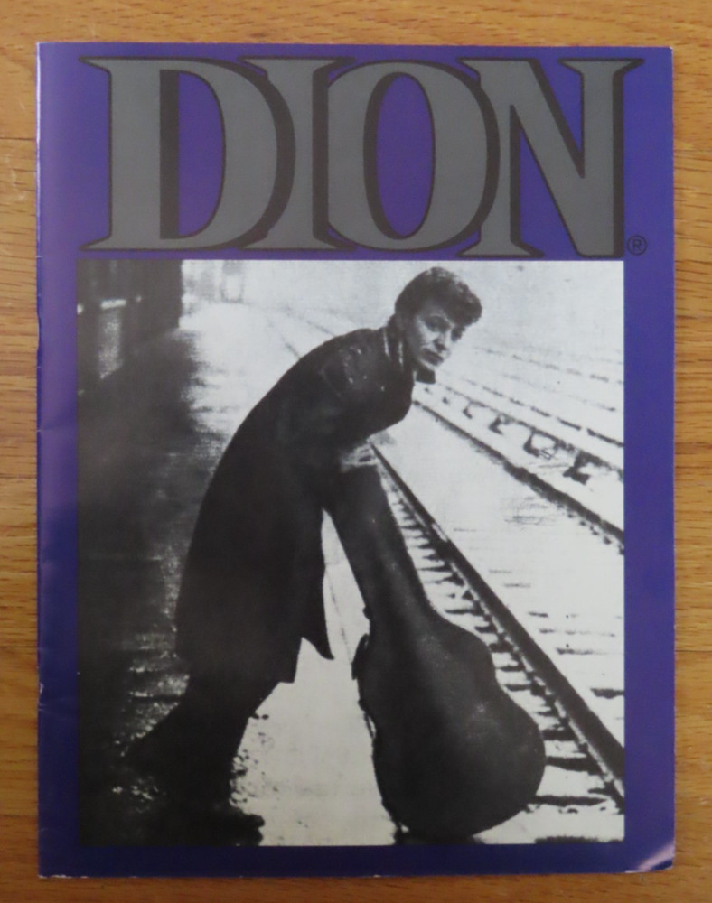 1993 DION Francis DiMucci Concert Tour Program "Runaround Sue" "Ruby Baby"
