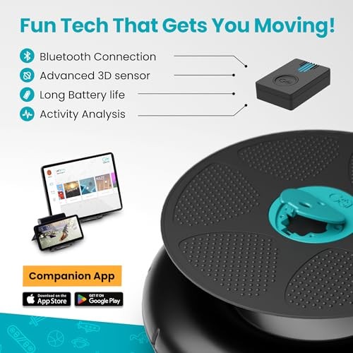 GoBalance Board - App-Enabled Balance Board. Smart Bluetooth GoBalance Play