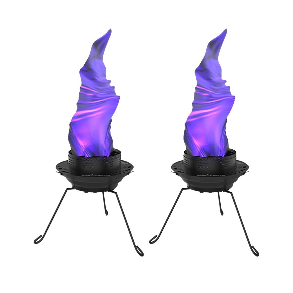 Chauvet DJ BOBLEDH3 LED Multi-Colored Flame Effect Simulator Light 2-Pack