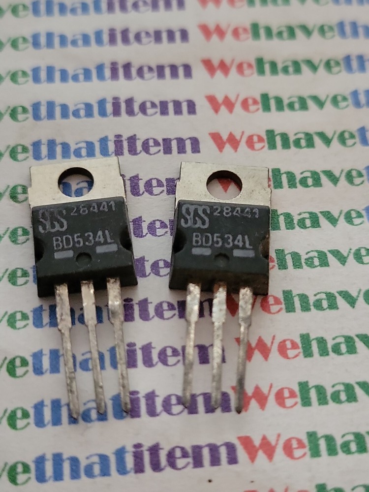 BD534L  / TRANSISTOR / TO220 / 2 PIECES (qzty)