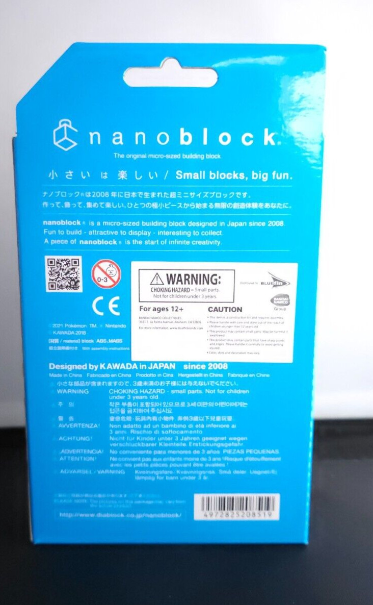 Bandai Kawada: Pokemon Series Nanoblock *Listing Has Multiple Pokemon Choices*