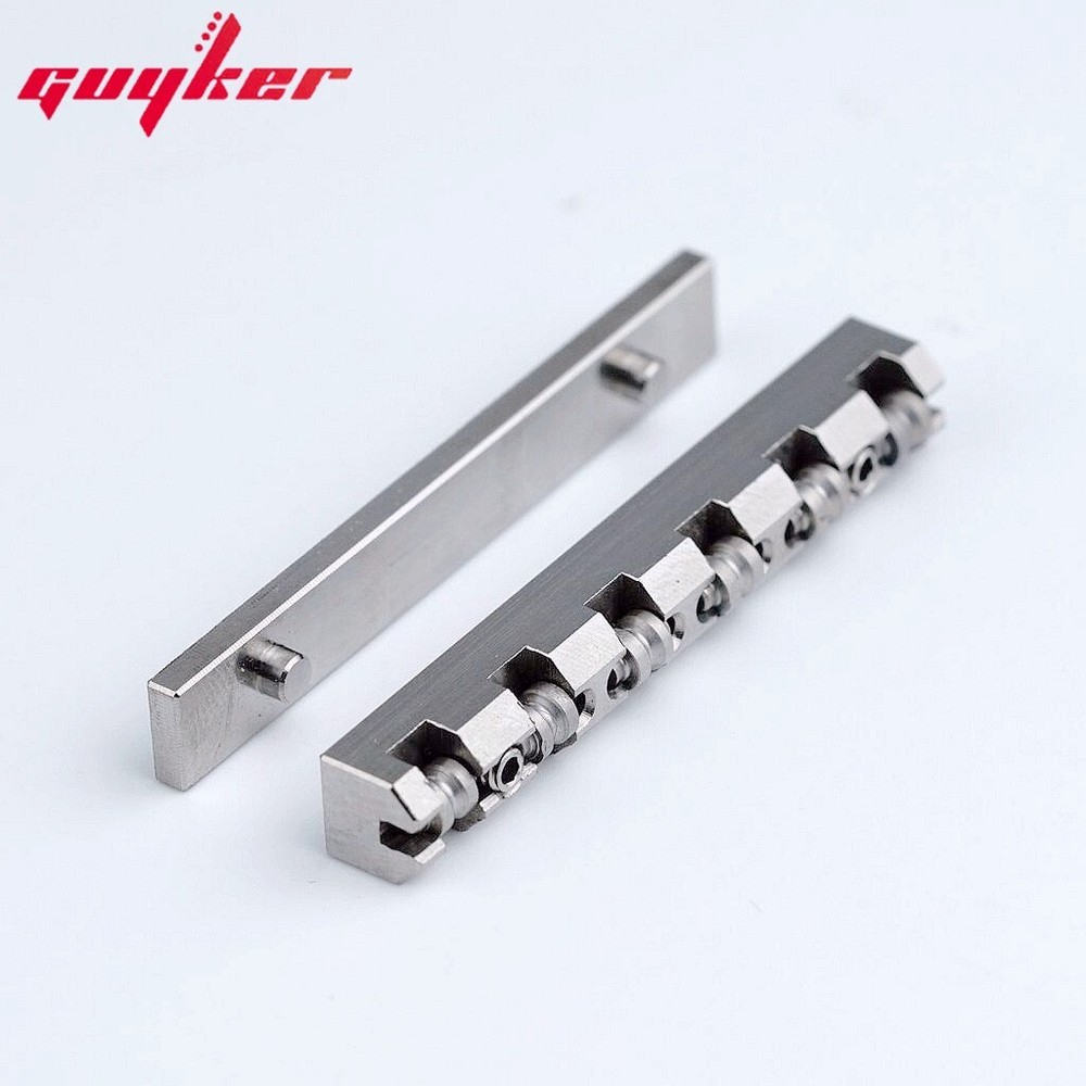 GUYKER Height Adjustable 42mmTitanium Alloy Ball Nut Guitar Nut For 6 String LP