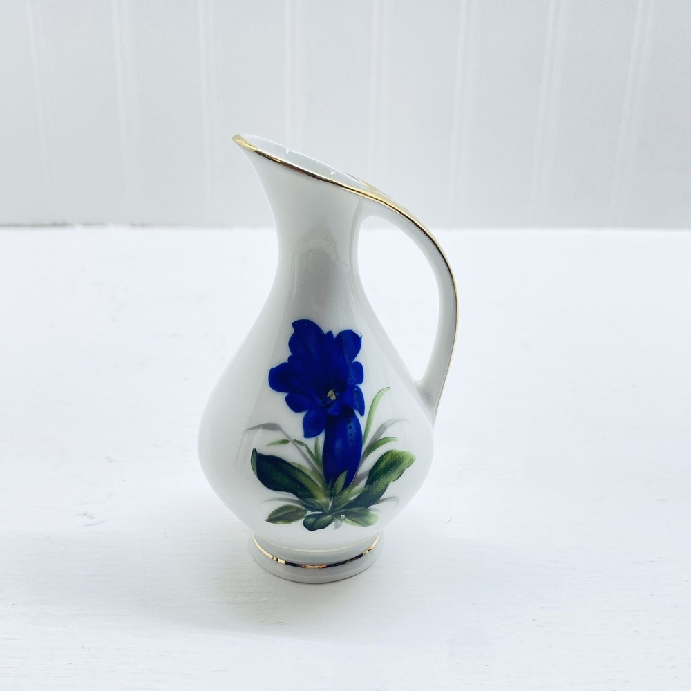 Bavaria Mini Porcelain Pitcher Vase Germany 4”
