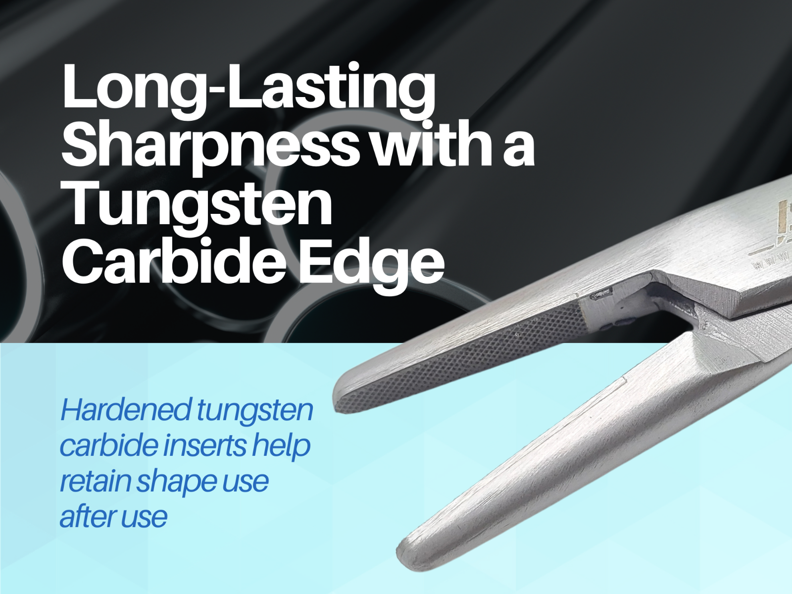 Mayo Hegar Needle Holder 8" Surgical Needle Driver with Tungsten Carbide ARTMAN