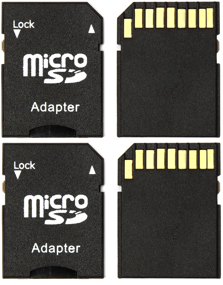 2-PACK - Micro SD Adapter TransFlash TF To SD SDHC Memory Card Adapter Converter