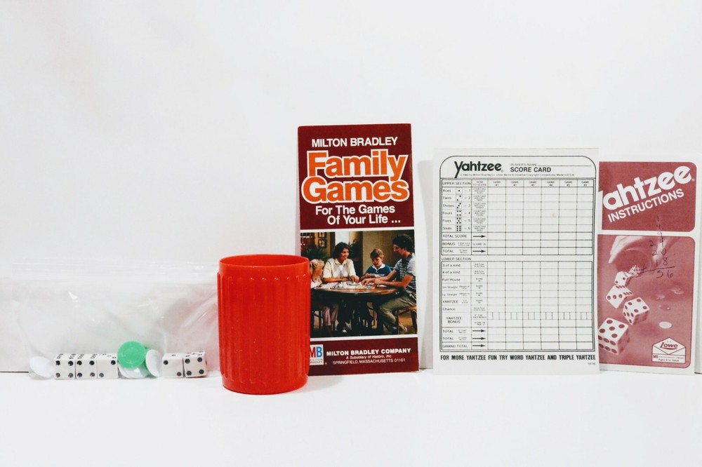 1982 Yahtzee Game