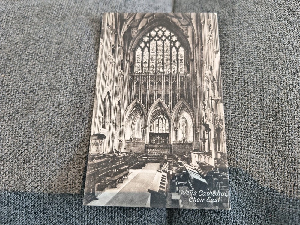Wells Cathedral Choir East Postcard
