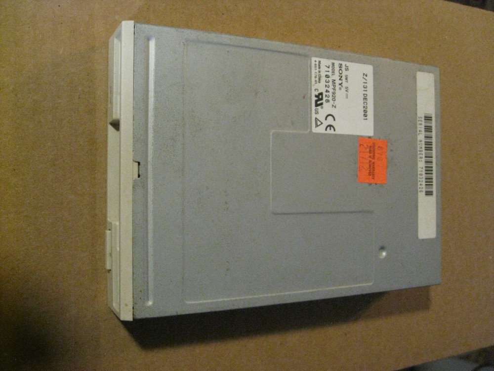 SONY MPF920 FLOPPY DISK DRIVE internal