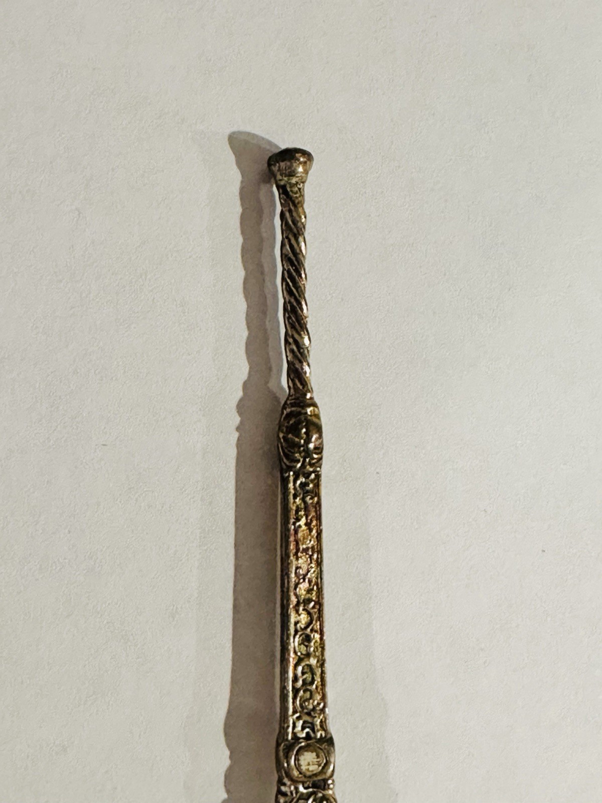 English Estate Sterling Silver Coffee Spoon GW London 1952 4 5/8"