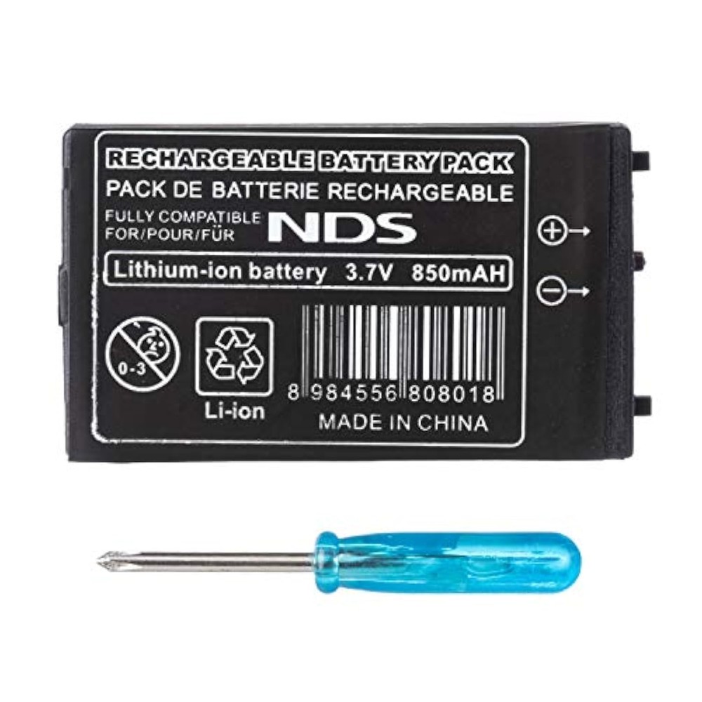 DS Rechargeable Lithium-ion Battery Tool Pack Kit Compatible For Nintendo