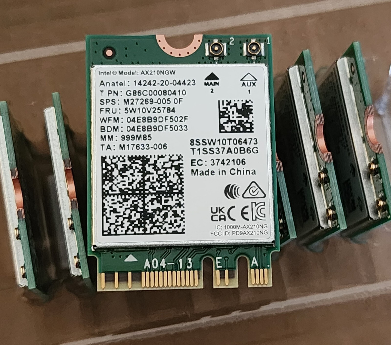 Intel WiFi 6E AX210 M.2 2230 2X2 AX Bluetooth 5.4 NO VPRO for Dell Latitude 5430