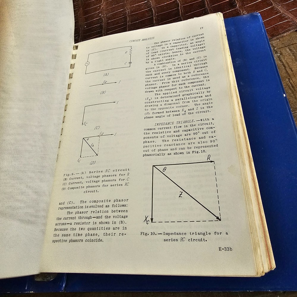 CREI Advance Electronic Engineering Technology Manual/Book Capacitance Resonance