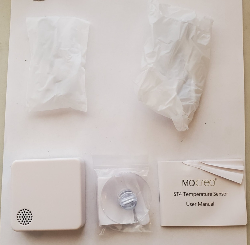 MOCREO, ST4, Temperature Sensor with Waterproof External Probe, New Open Box