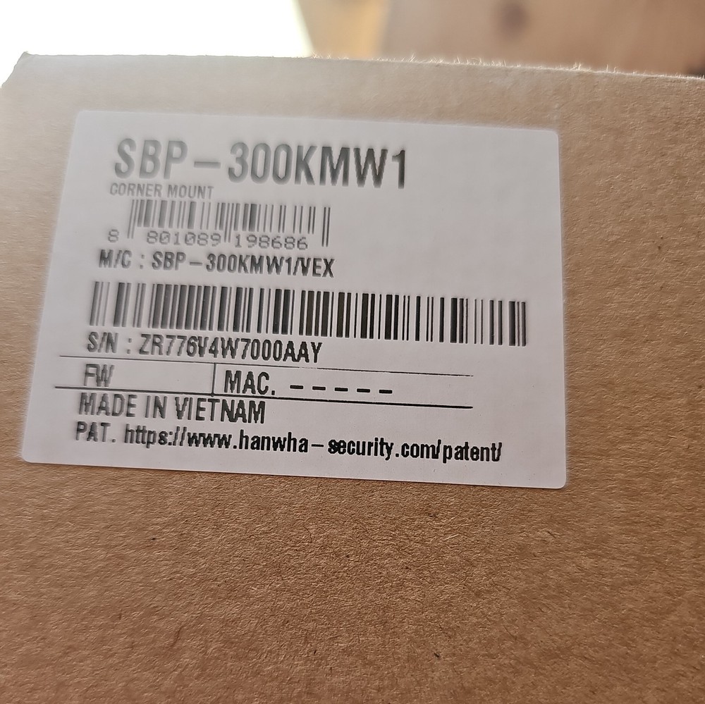 Hanwha Techwin SBP-300KMW1 Corner Mount Adapter Base Security #56