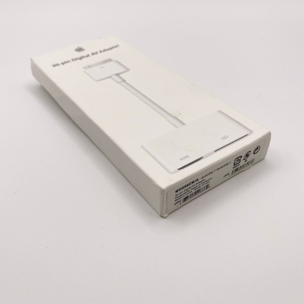 Original APPLE 30-Pin AV Adapter Pre-Owned Authentic