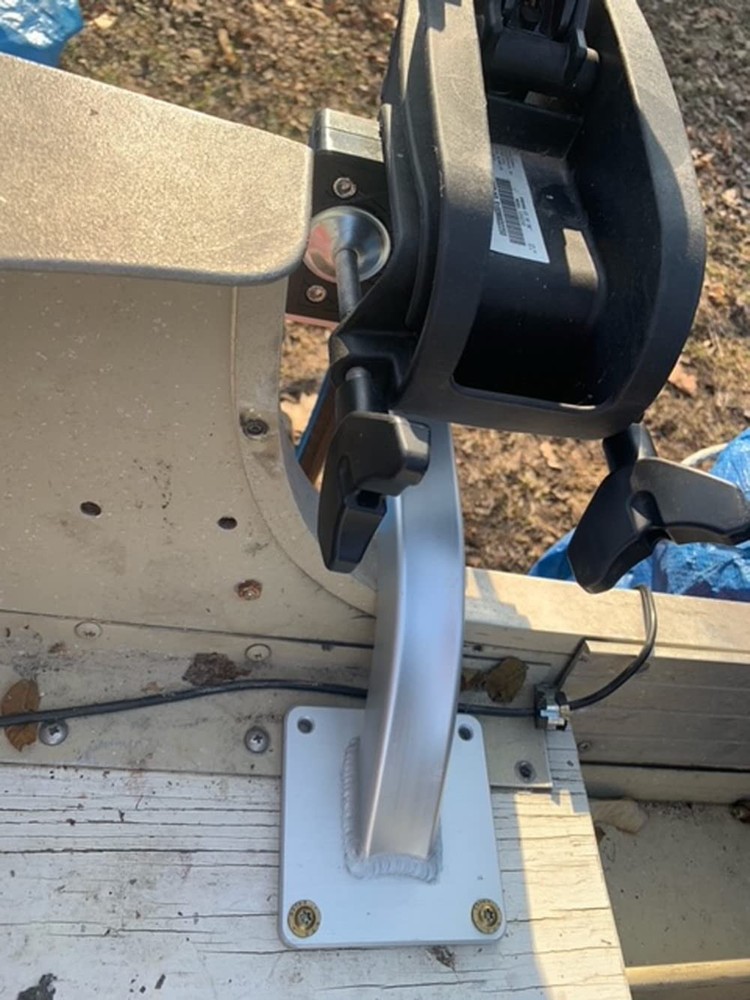 Brocraft Deck Mount Trolling Motor Bracket/outboard motor mount