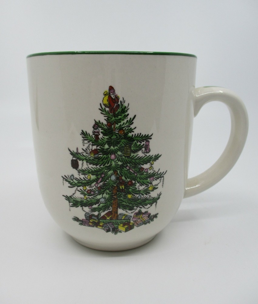 SPODE CHRISTMAS TREE (Malaysia)  CAFE MUG - 4"  - 1004H