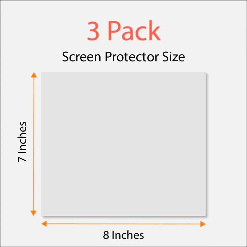 Universal Trimmable Screen Protector for All Scion Navigation (3-Pack), Anti-Gla